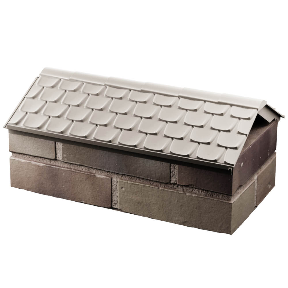 Парапет Zking Эльбрус Бежевый с посадкой на 1 кирпич (255мм) в Чусовом фото