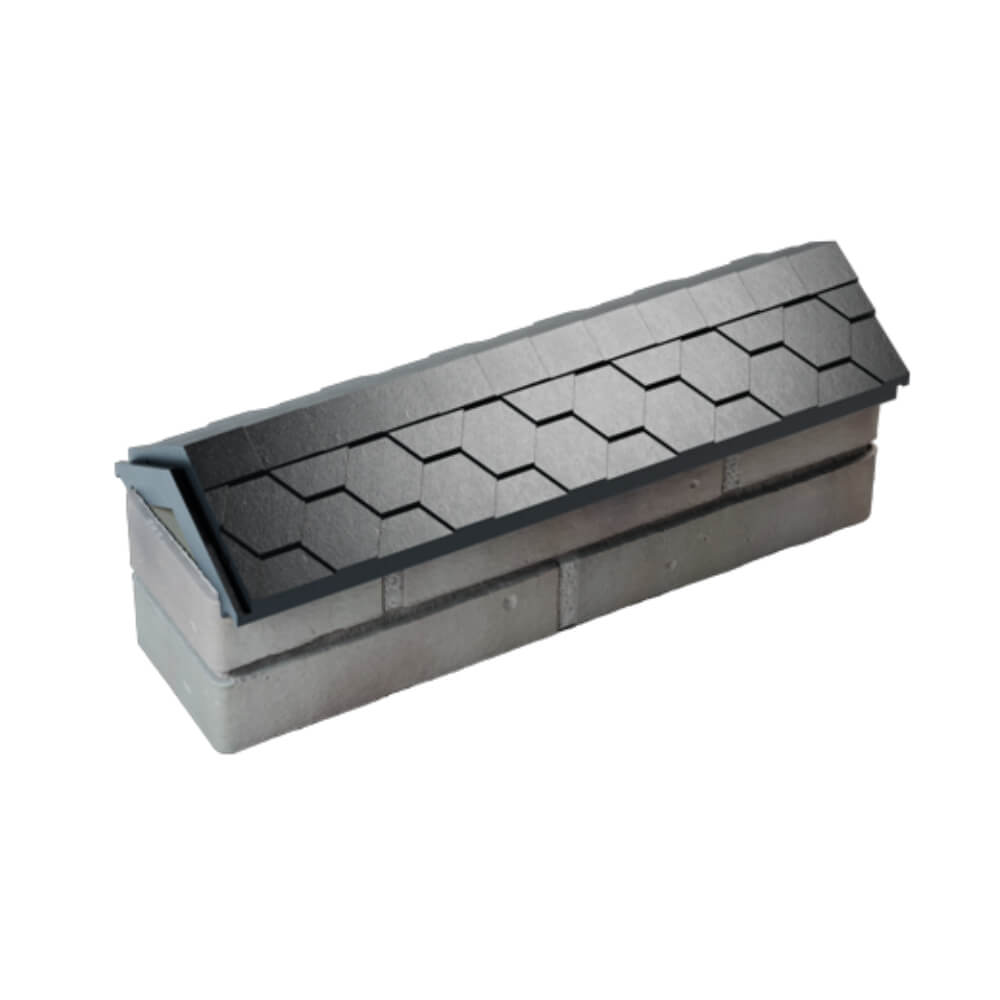 Парапет Zking Эверест Черный с посадкой на 0.5 кирпича (130мм) в Чусовом фото