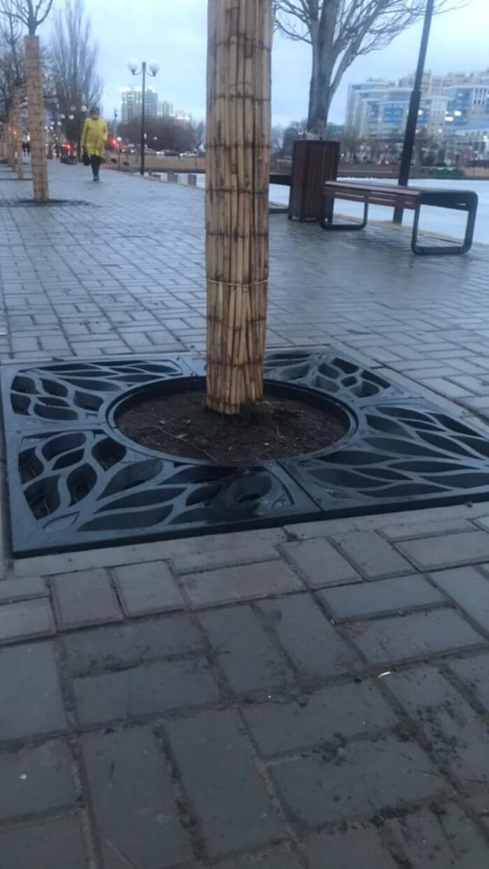 Приствольная решетка для дерева ZKING CRUST 1.2х1.2м Черная в Чусовом фото