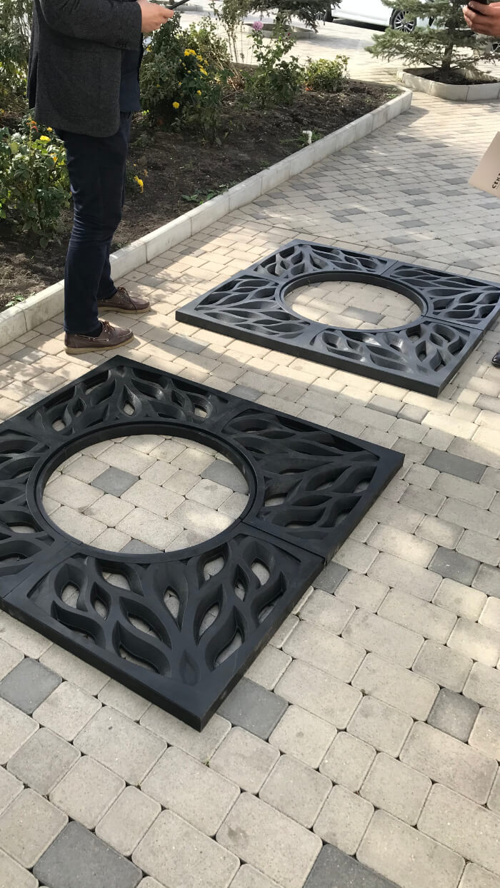 Приствольная решетка для дерева ZKING CRUST 1.2х1.2м Черная в Чусовом фото