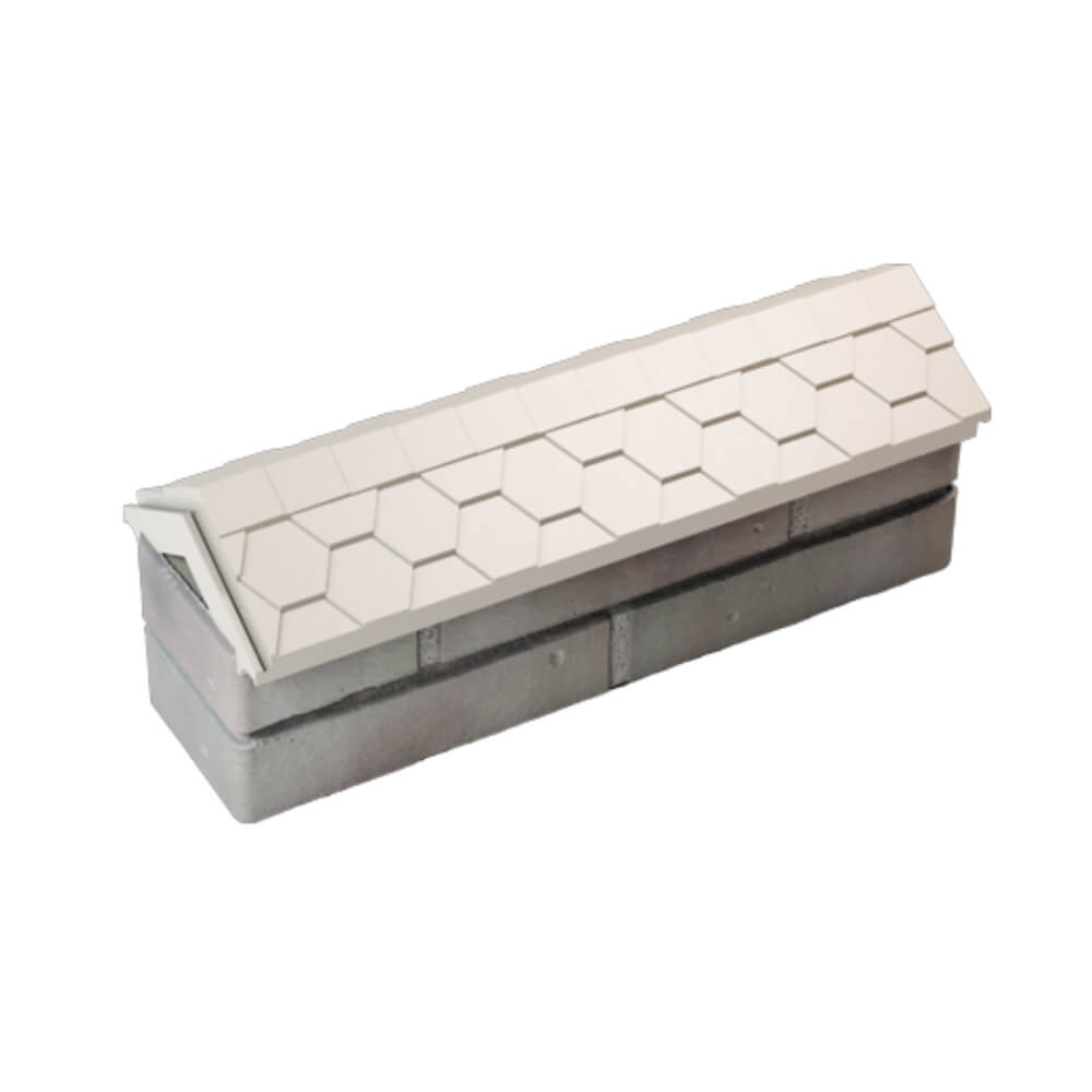 Парапет Zking Эверест Бежевый с посадкой на 0.5 кирпича (130мм) в Чусовом фото