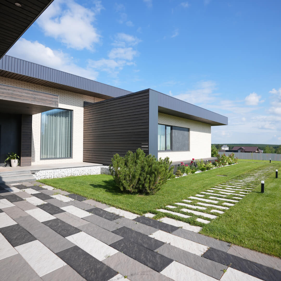 Шаговая плита STONE Светлая Галька 990х330х55мм в Чусовом фото