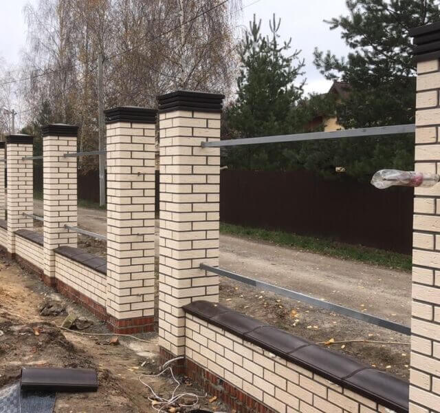 Колпак Zking Бона ХайТек Коричневый на столб 1.5х1.5 кирпича (385х385мм) в Чусовом фото