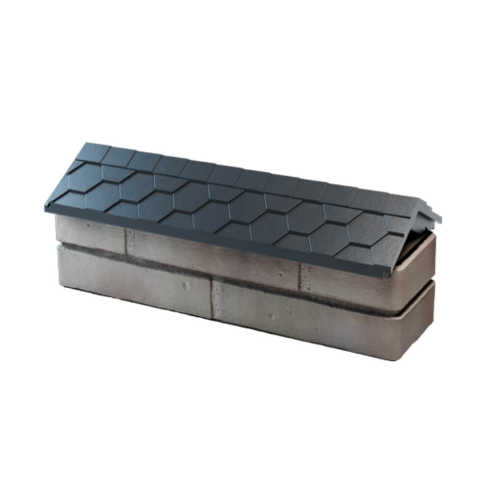 Парапет Zking Эверест Серый с посадкой на 0.5 кирпича (130мм) в Чусовом фото