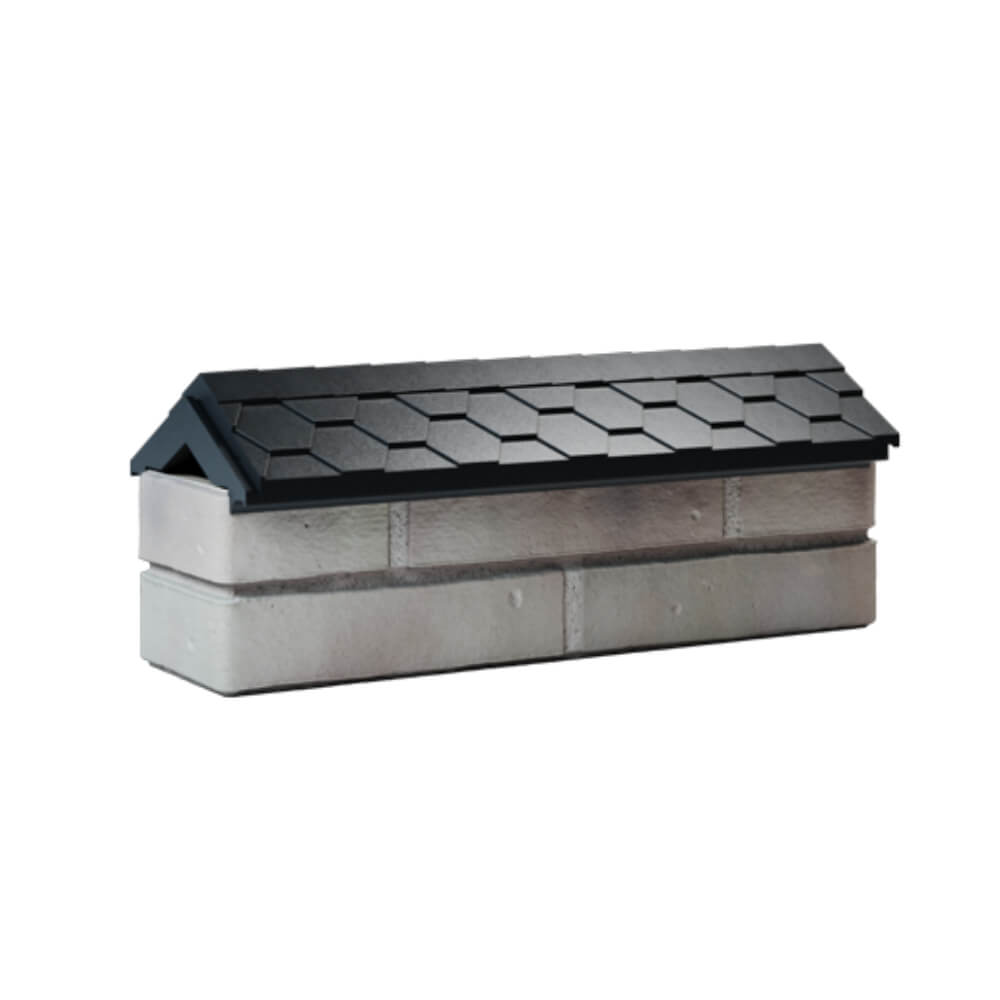 Парапет Zking Эверест Черный с посадкой на 0.5 кирпича (130мм) Чусовой фото