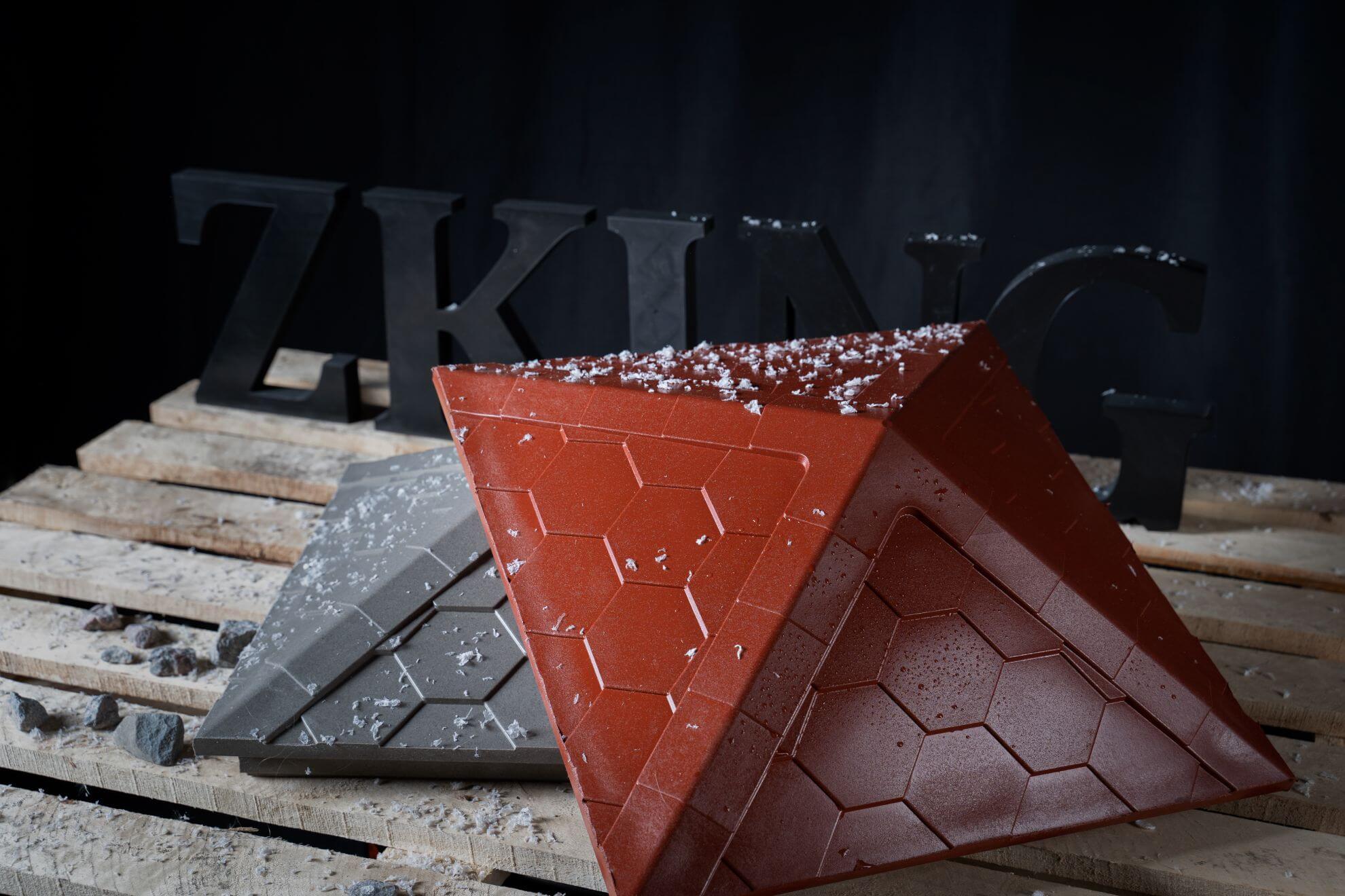 Колпак Zking Эверест Красный на столб 1.5х1.5 кирпича (390х390мм) в Чусовом фото