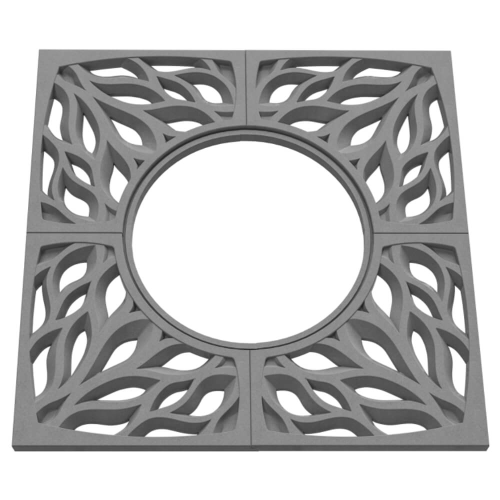 Приствольная решетка для дерева ZKING CRUST 1.2х1.2м Серая в Чусовом фото