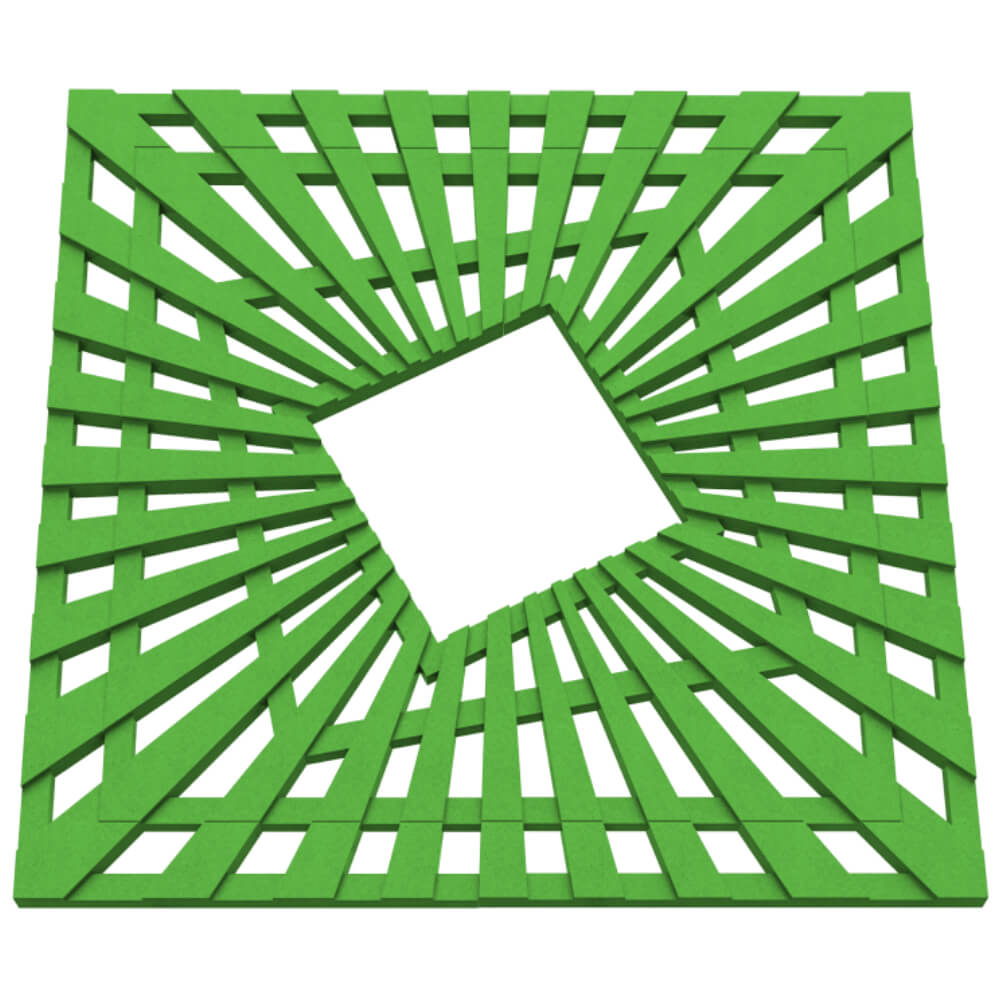 Приствольная решетка для дерева ZKING ATMOSPHERE 1.2х1.2м Зеленая в Чусовом фото