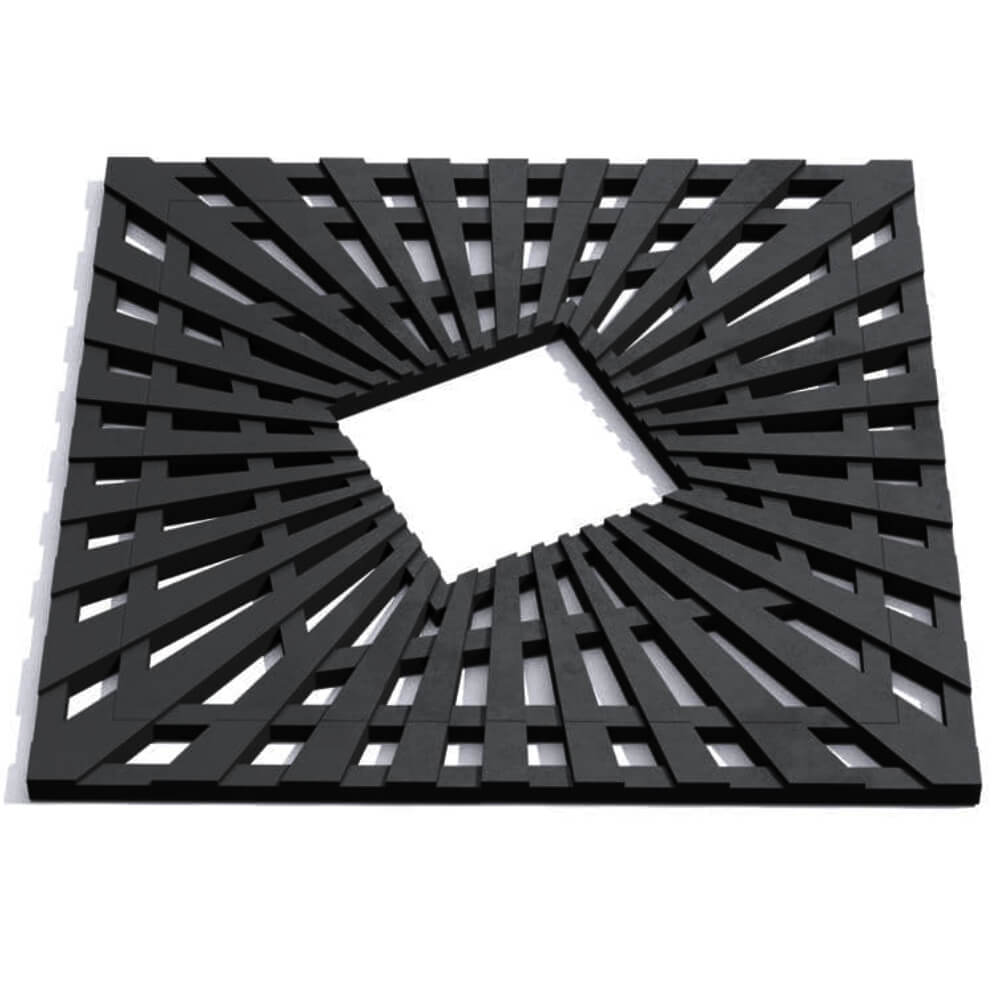 Приствольная решетка для дерева ZKING ATMOSPHERE 1.2х1.2м Черная Чусовой фото