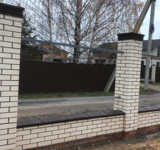 Колпак Zking Бона ХайТек Коричневый на столб 1.5х1.5 кирпича (385х385мм) в Чусовом фото