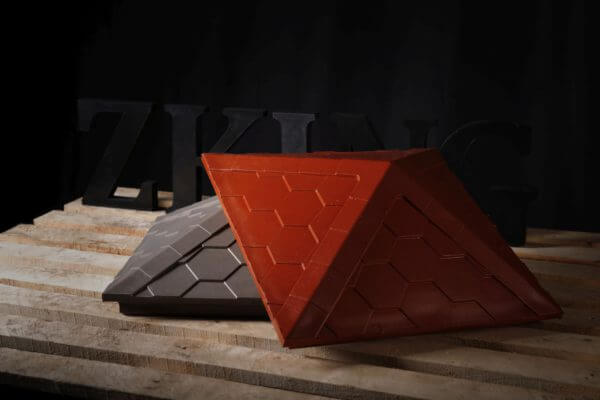 Колпак Zking Эверест Красный на столб 1.5х1.5 кирпича (390х390мм) в Чусовом фото