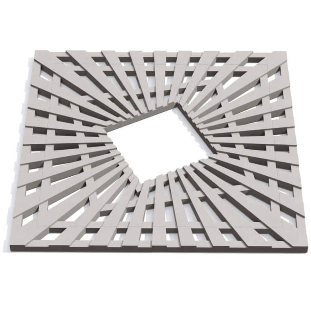 Приствольная решетка для дерева ZKING ATMOSPHERE 1.2х1.2м Бежевая Чусовой фото