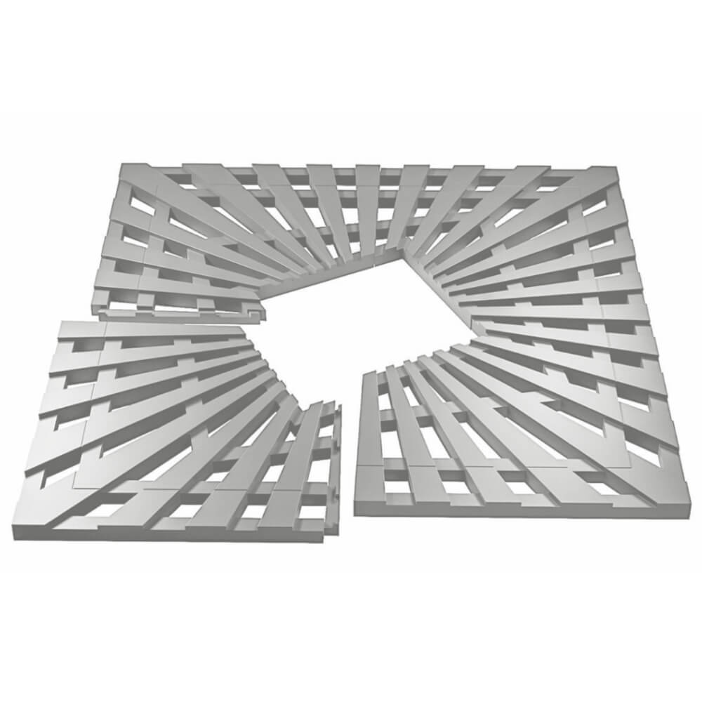 Приствольная решетка для дерева ZKING ATMOSPHERE 1.2х1.2м Бежевая в Чусовом фото