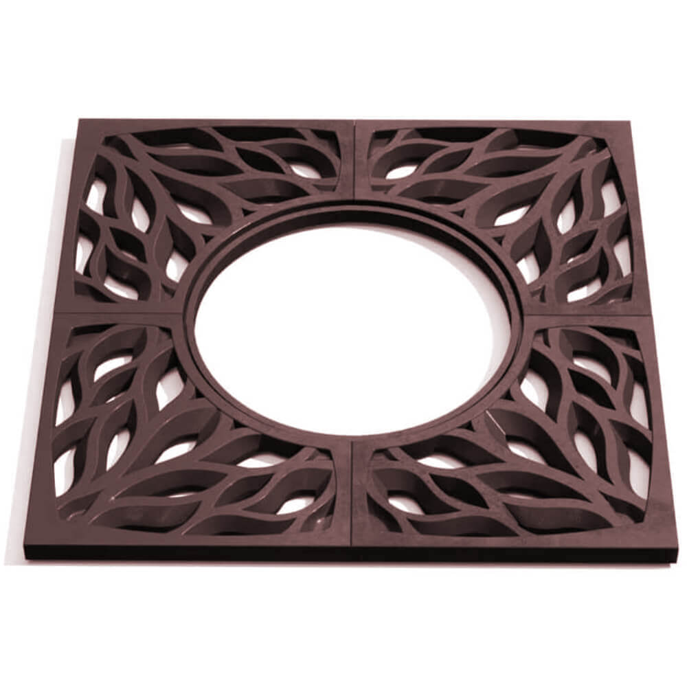 Приствольная решетка для дерева ZKING CRUST 1.2х1.2м Коричневая Чусовой фото