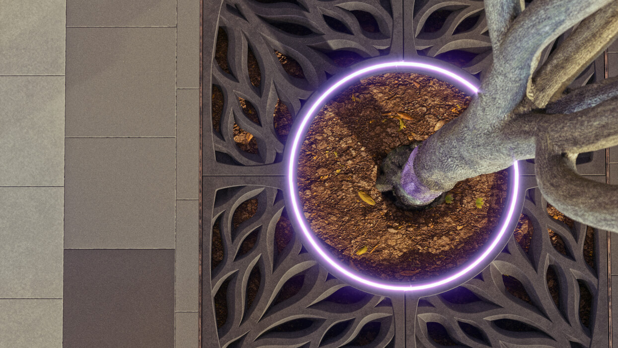 Приствольная решетка для дерева ZKING CRUST 1.2х1.2м Черная в Чусовом фото