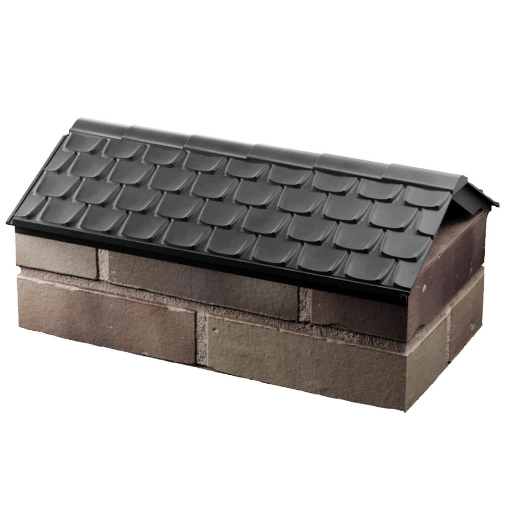 Парапет Zking Эльбрус Серый с посадкой на 1 кирпич (255мм) в Чусовом фото