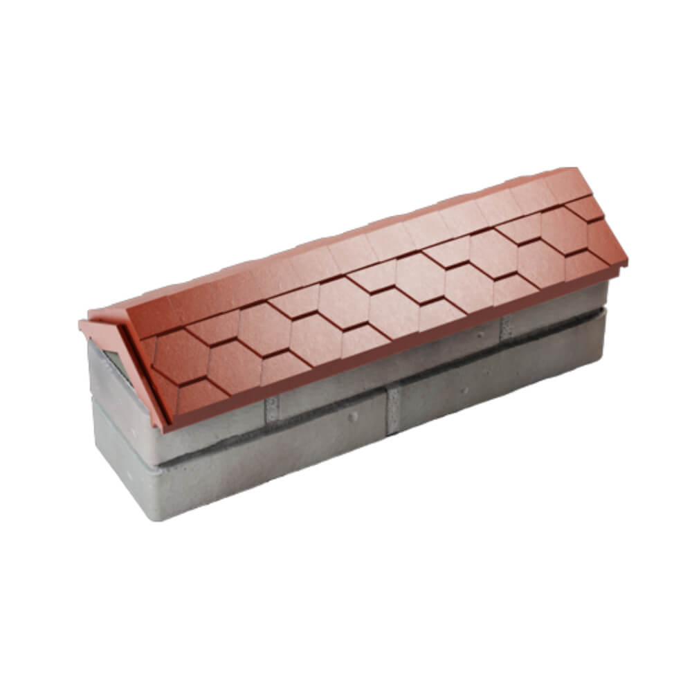 Парапет Zking Эверест Красный с посадкой на 0.5 кирпича (130мм) в Чусовом фото